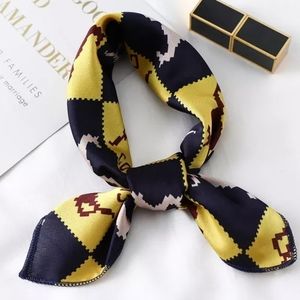 Soft Silky Fun Scarf For Head Hair Bag Neck Horse Themed